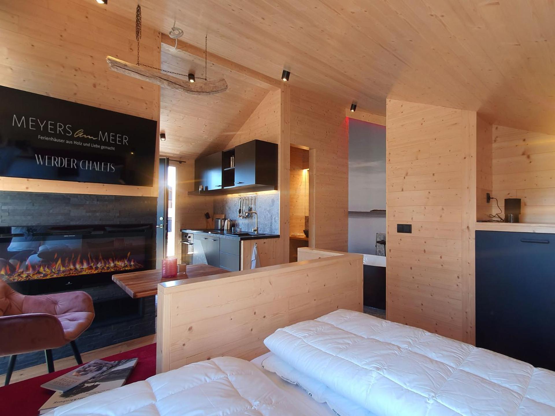 Werder Chalet -- Wolke 7 -- Ostsee-Strand 150M I Sauna I Ekamin I Tiny House Fuer 2 Personen I By "Meyers Am Meer" Boiensdorf Eksteriør billede